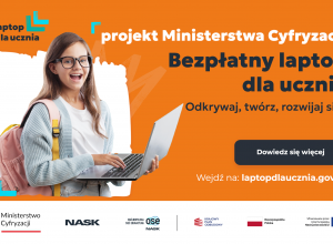 Projekt Ministerstwa Cyfryzacji - Bezpłatny Laptop dla ucznia