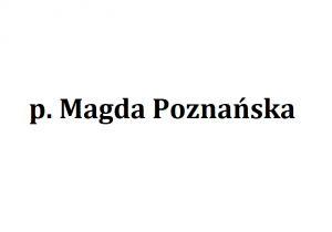 Podpis p. Magda Poznańska
