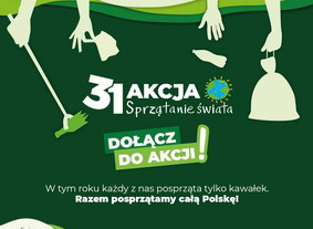 plakat akcji sprzątania świata 2024