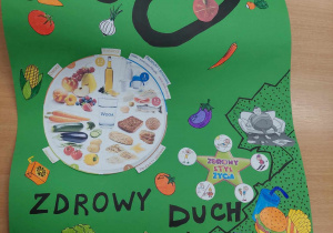 plakat nt. "W zdrowym ciele, zdrowy duch"