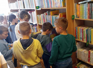 Klasa 2b na warsztatach ekologicznych