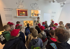 uczniowie w Narodowym Centrum Kultury Filmowej