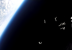 moment peknięcia balonu stratosferycznego